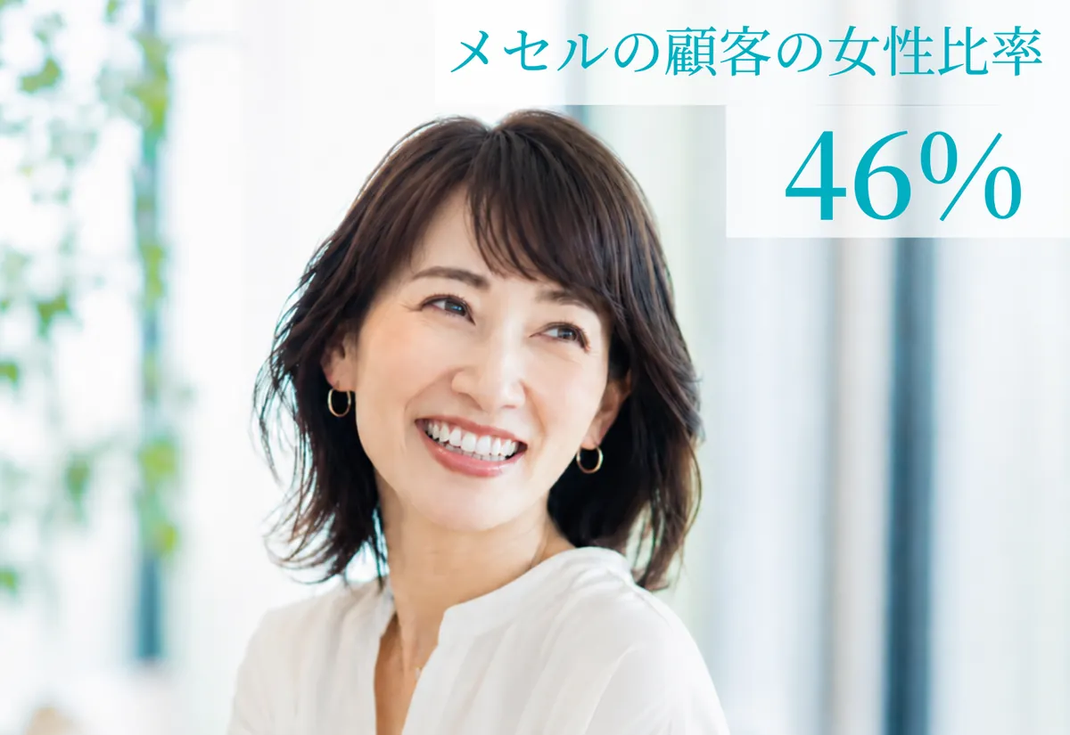 お客様の46%が女性